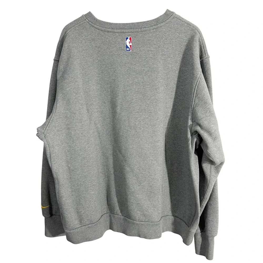 Nike Golden State Warriors Pullover Crewneck Sweatshirt‎ Gray XXL Sportswear Fan